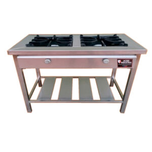 cocina industrial de 2 hornillas