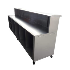 mesa de acero inoxidable de 3 niveles copiar